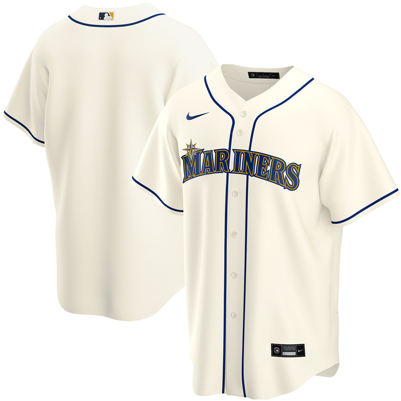 2020 MLB Youth Seattle Mariners Nike Cream Alternate 2020 Replica Team Jersey 1->youth mlb jersey->Youth Jersey